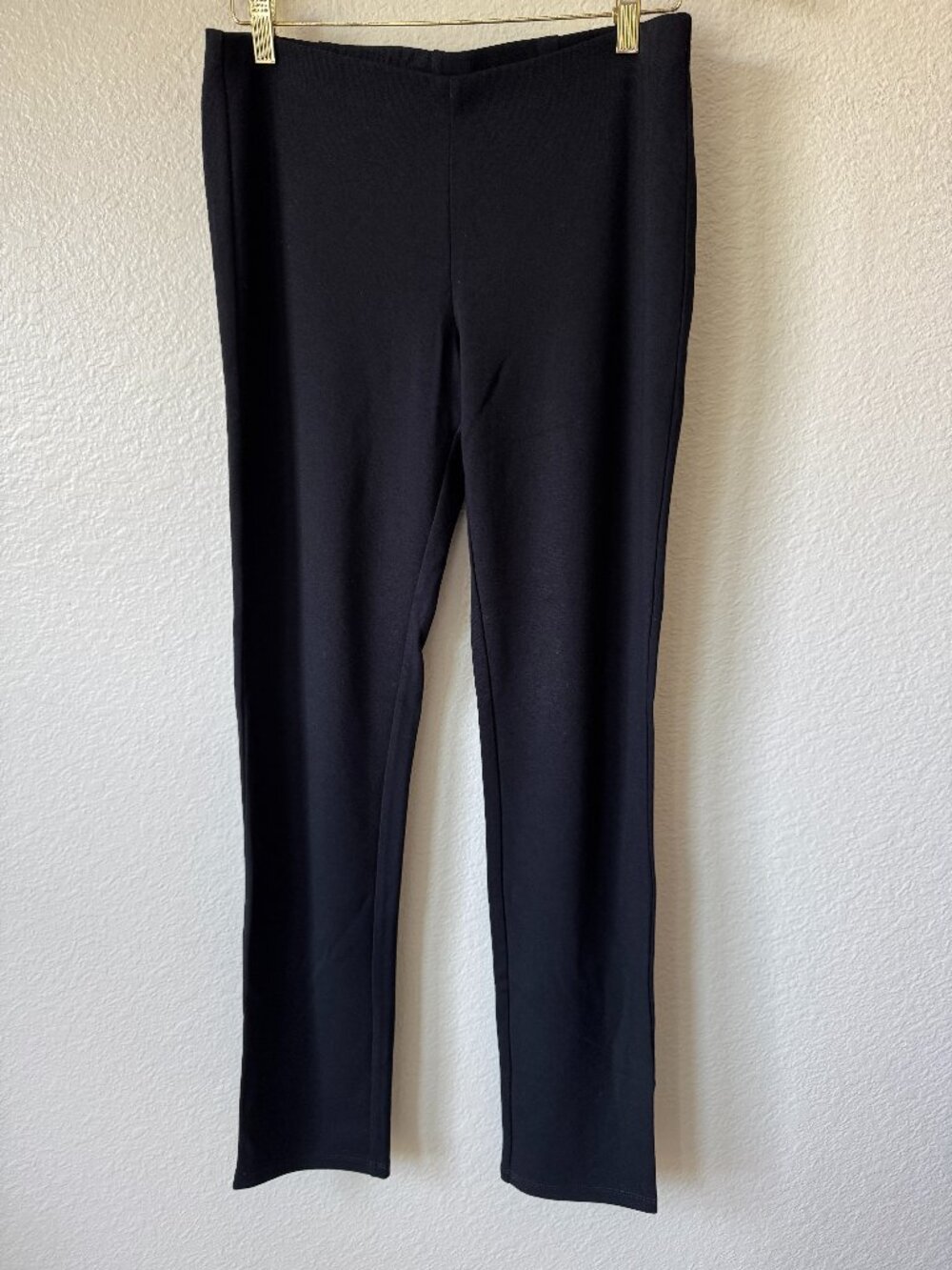 Eileen Fisher Stretch Ponte Slim Pant Size Sm Pull On Comfort Minimal Casual